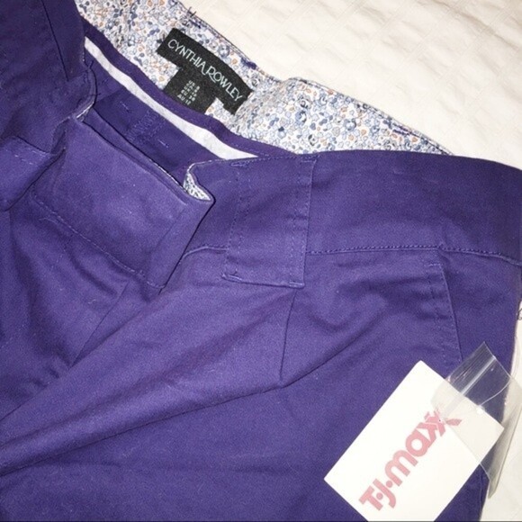 Cynthia Rowley size 8 new tie front chino shorts - Picture 3 of 3